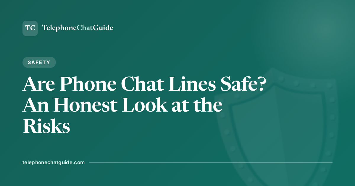 Are Phone Chat Lines Safe? An Honest Look at the Risks